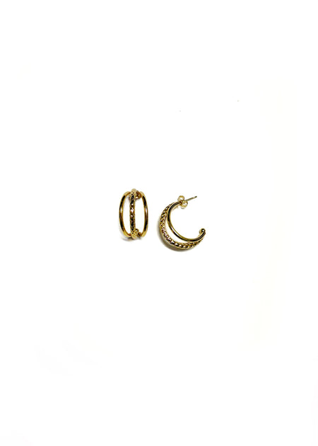 Quatrefoil Hoops