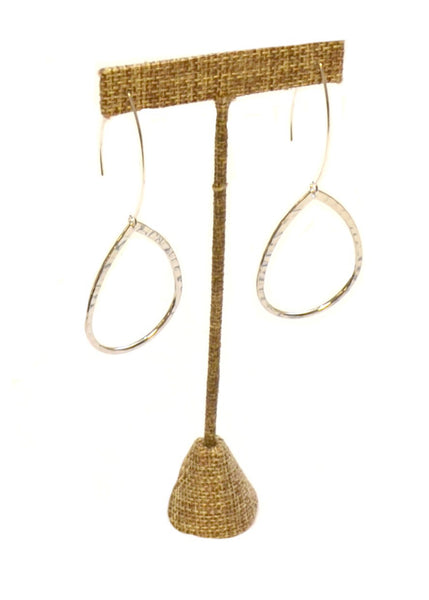 Hammered Teardrop on V