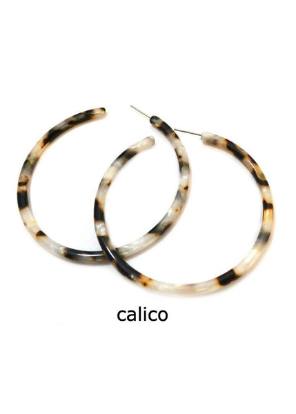 Claire⎜Resin Hoops