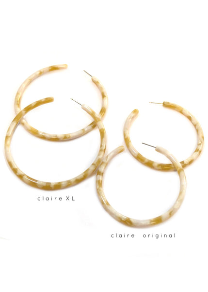 Claire⎜Resin Hoops
