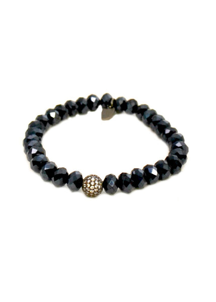 Pave Glass⎜Gunmetal