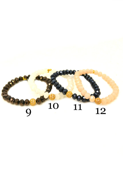 Pave Glass⎜Gold