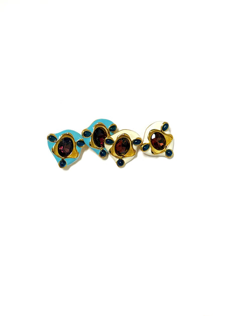 Quatrefoil Hoops