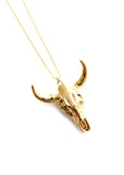 Steer on Gold Chain