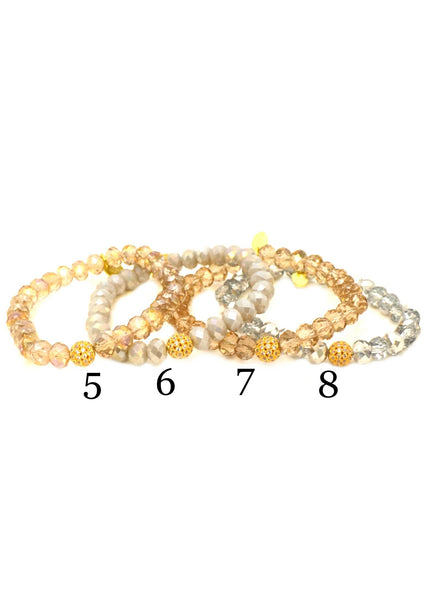 Pave Glass⎜Gold